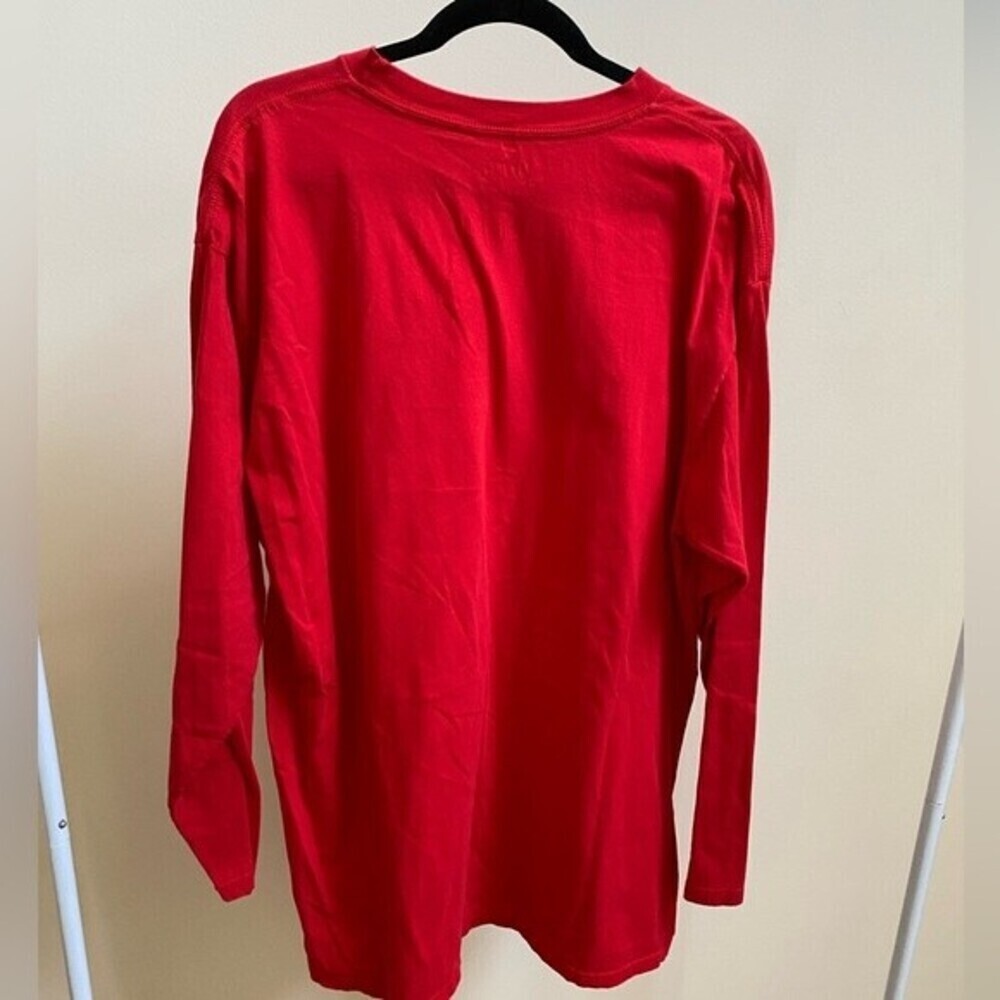 Washington Nationals Fanatics red long sleeve baseball tee, size 2XL - Picture 3 of 5